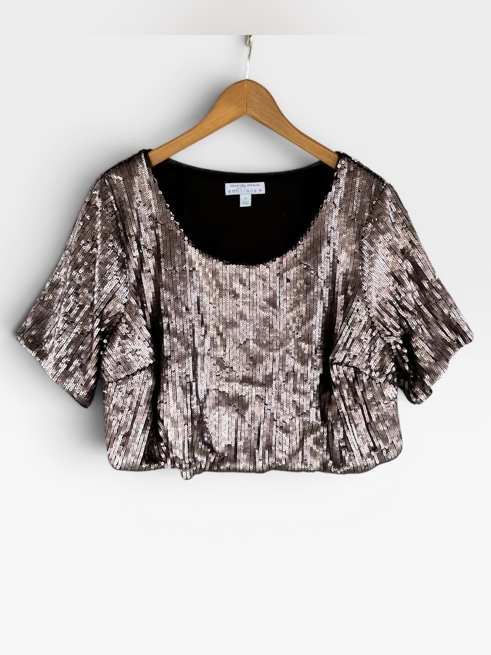 🎉5 for $45🎉 Boutique sequin top blouse shirt size 1X